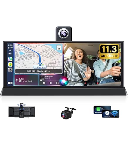 Amazon.com: Pantalla Carplay mejorada de 11.26 pulgadas para