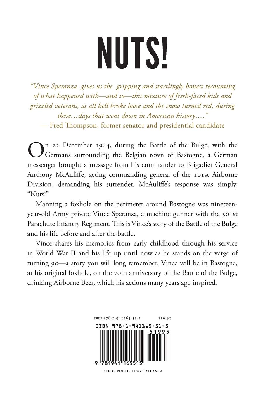 Nuts!: A 101st Airborne Division Machine Gunner at Bastogne