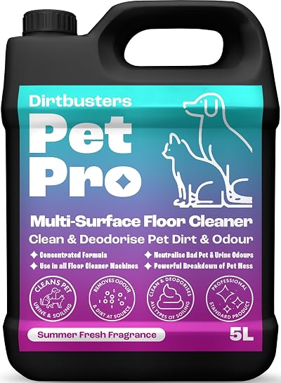 DirtbustersPet Pro Multi Surface 5L Floor Cleaner & Odour Remover