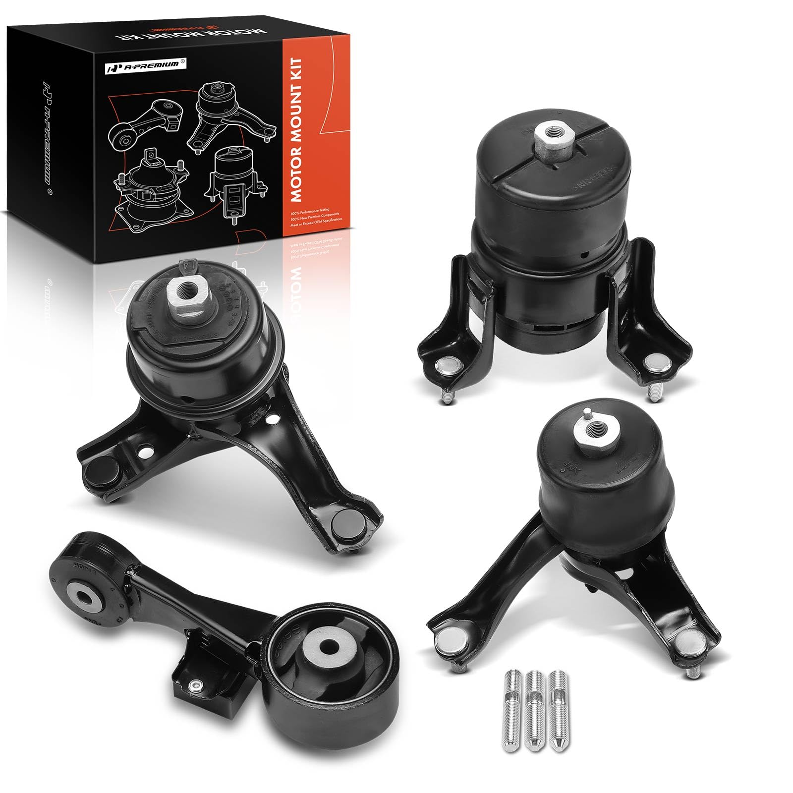 5Pcs Engine Motor & Torque Strut & Transmission Mount for