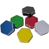 Talking Products Talking Tiles Voice Recorders, Communication Sound Buttons, Pack of 6 Colors, 80 Seconds Recording, Educational Classroom Resources, Game Show Answer Buzzers