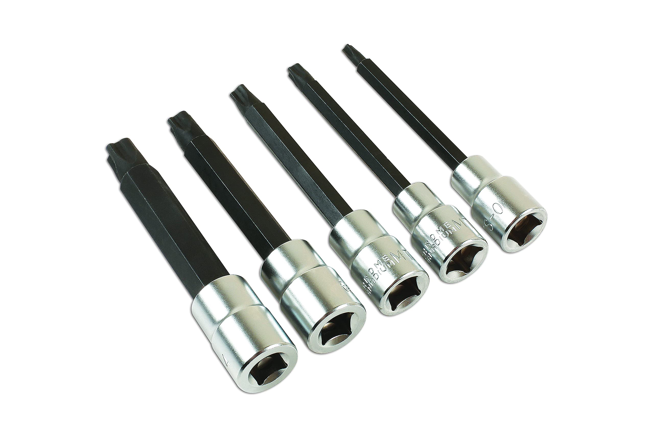 Laser 7608 Mortorq Socket Bit Set 3/8"D 5pc
