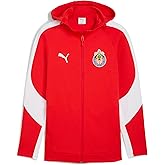 PUMA Men's Standard Chivas Evostripe Hooded Jacket, Red-White AH25