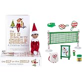 The Elf on the Shelf&reg; - Boy with Brown Eyes with NEW! Polar Props&trade; Pickleball Play Pack