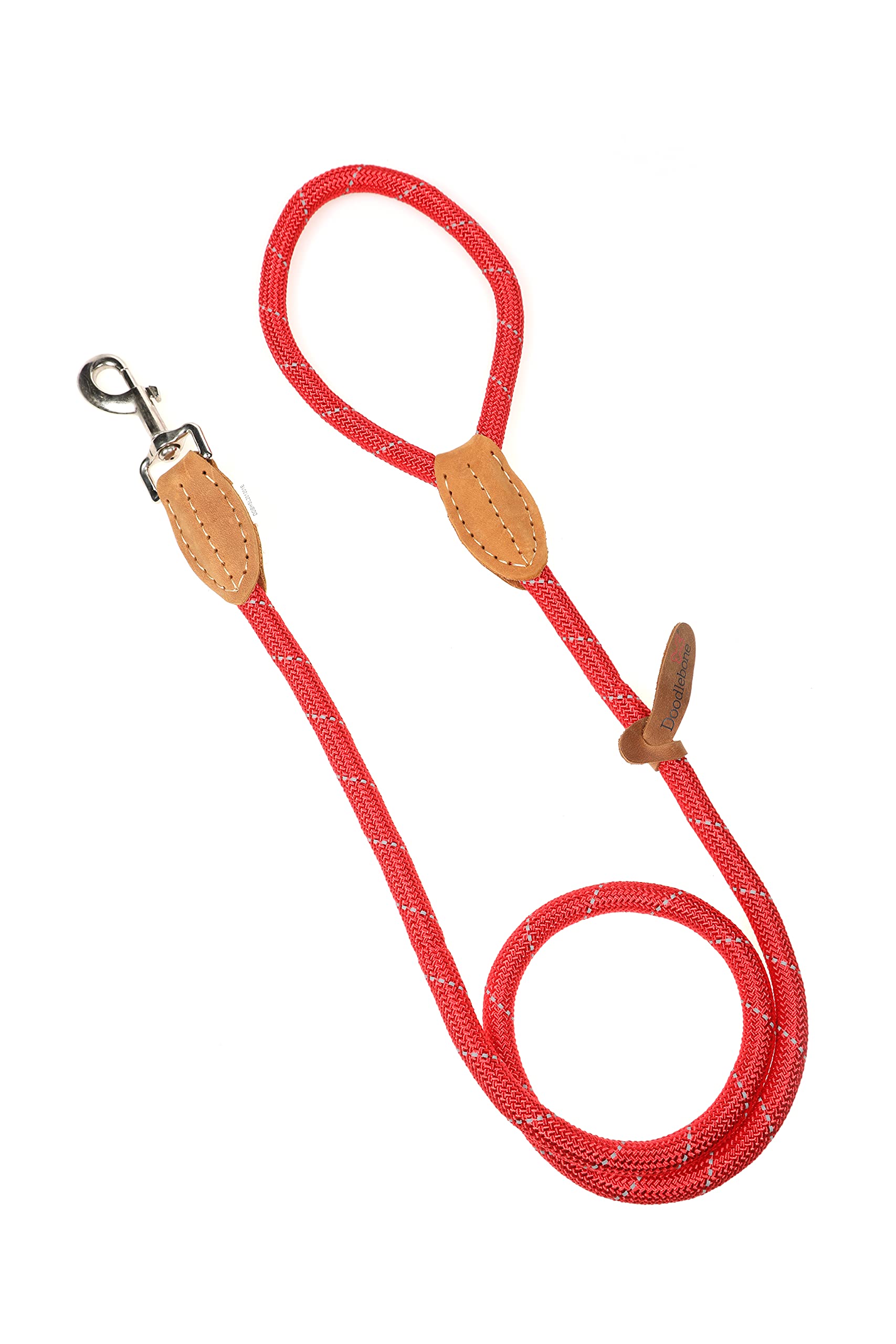 Doodlebone Rope Lead, Ruby, 9mm