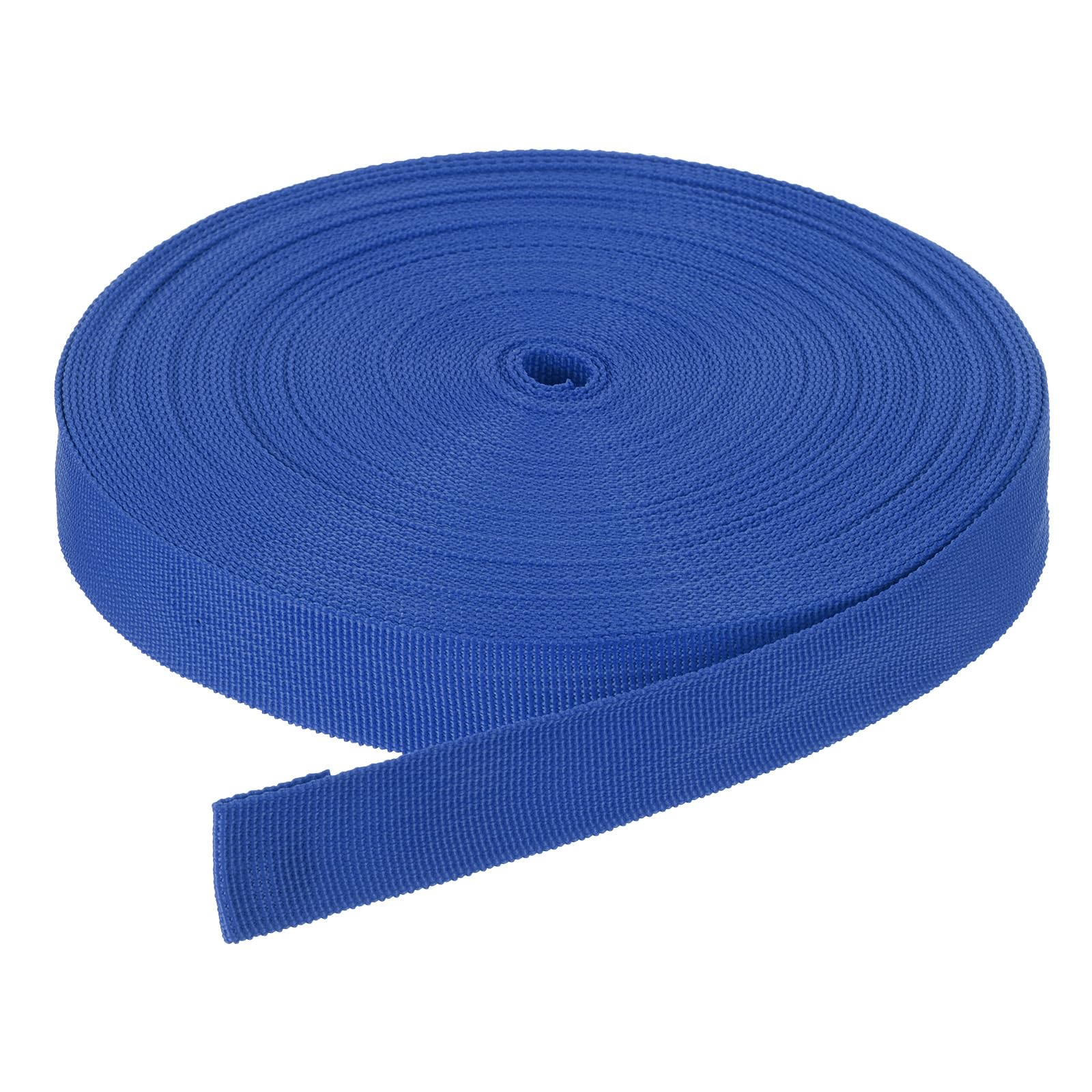 DMiotech 50 Yard x 1 Inch Width Nylon Webbing Strap Poly Flat Webbing Strapping for DIY Craft Backpack Strapping, Sewing, Outdoor Gear Repair, Bright Blue