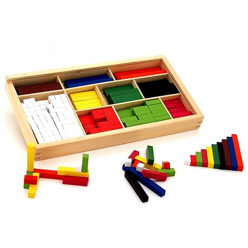 Learning Resources Cuisenaire Rods Wooden Rods Introductory Set Amazon