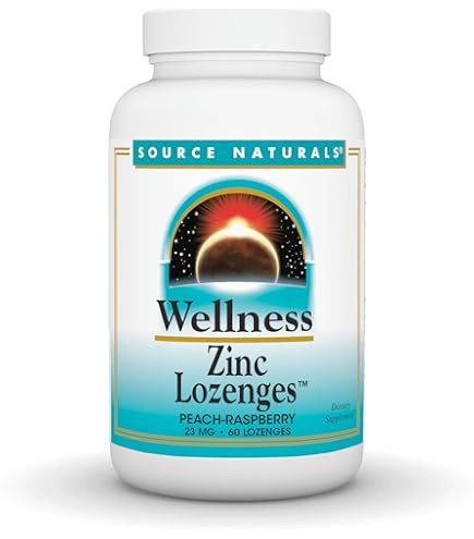 Amazon.com: Source Naturals Wellness Zinc Lozenges, Peach