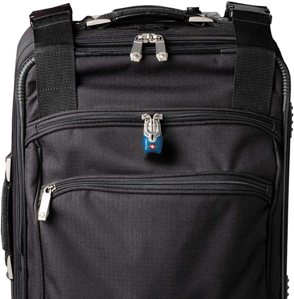 Master Lock 4689Q TSA Approved Luggage Lock, 4 Pack, Assorted Colors - - 