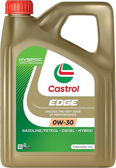 Castrol EDGE 0W-30 Engine Oil 4L - ACEA C3/API SP/BMW MB Renault Opel
