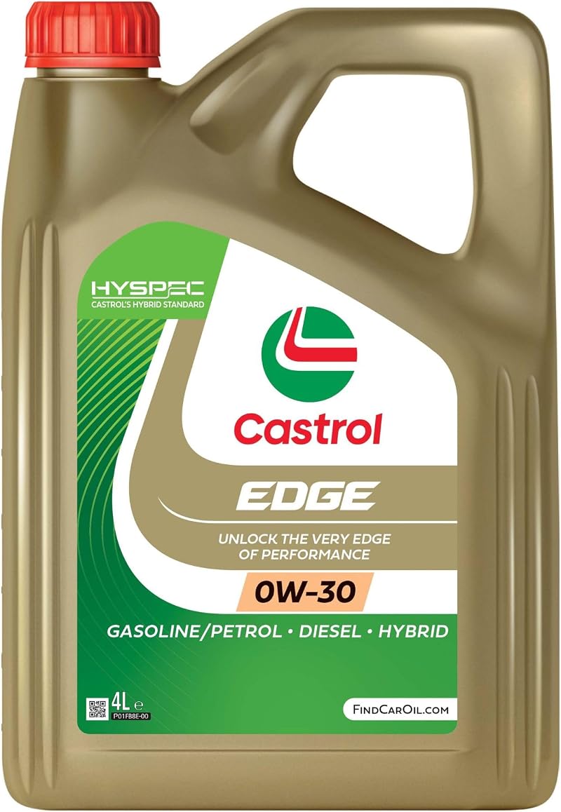Castrol EDGE 0W-30 Engine Oil 4L - ACEA C3/API SP/BMW MB Renault Opel