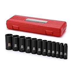 MIXPOWER 12 Pieces 3/8-Inch Drive Deep Impact