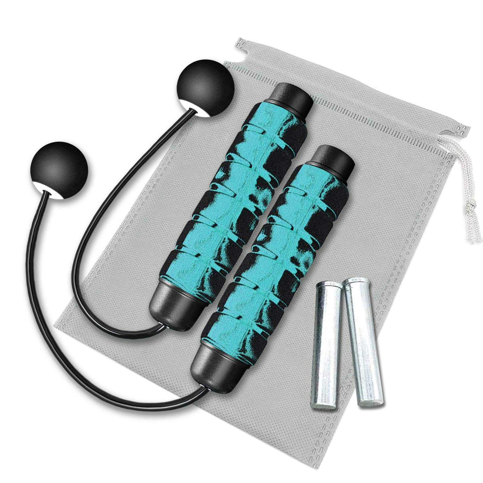 Photo 1 of Redify Weighted Cordless Jump Rope for Fitness[Suitable for Different Ages and Levels] Ropeless Jump Rope for Crossfit Boxing MMA WOD Training, High Speed Rope Skipping for Narrow Space