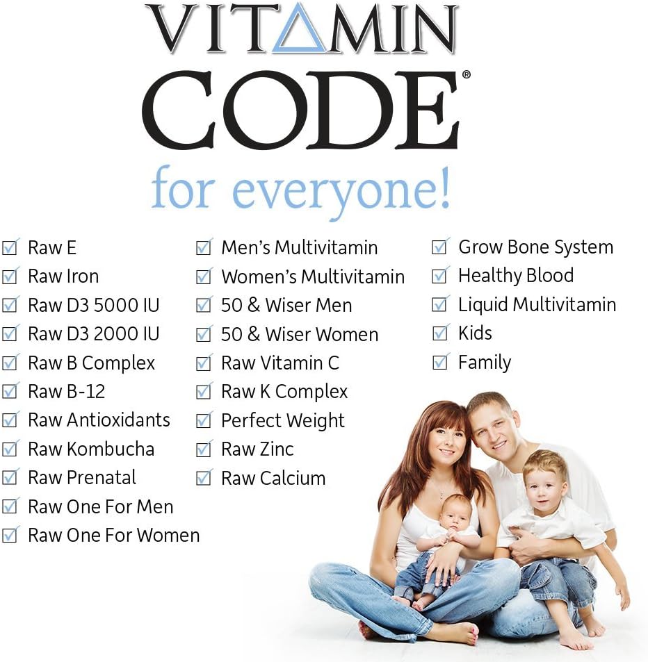 Garden of Life Multivitamin for Men - Vitamin Code 50 & Wiser Men's Raw Whole Food Vitamin Supplement with Probiotics, Vegetarian, 240 Capsules: Health & Personal Care