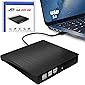 External DVD Drive, USB 3.0 Portable CD/DVD+/-RW Drive/DVD Player for Laptop CD ROM Burner Compatible with Laptop…