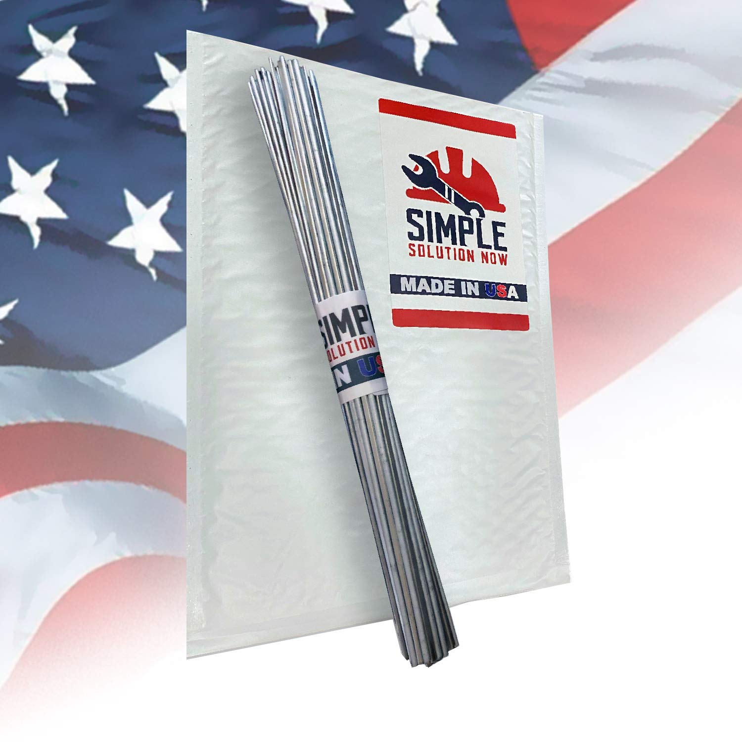 Simple Welding Rods USA Made from Simple Solution Now - Aluminum Brazing/Welding Rods - Make Your Repair Stronger Than The Parent Metal Every Time - 10 Rods