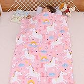 Sivio Weighted Blanket, Cotton Heavy Blanket, Breathable and Soft Weighted Throw, Pink Unicorn, 3lbs, 36 x 48 inches
