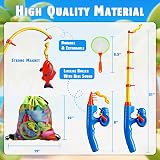 CozyBomB Magnetic Fishing Toys Set with Poles Net Train Kids Bath Pool Social view 3
