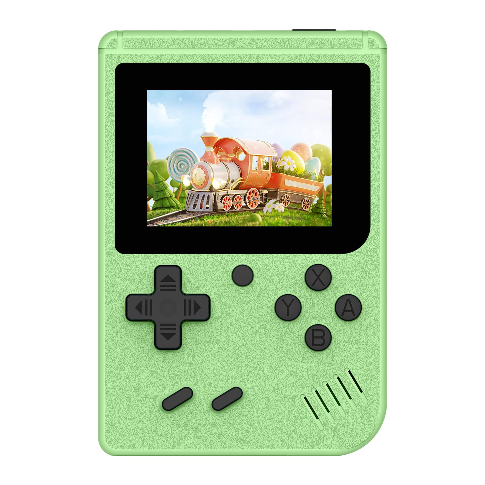 Retro Handheld Games Console Built-in 400 Video Games, Portable Handheld Emulator with 3.0 Inch Screen, Mini Travel Retro Gaming Consle (Green)