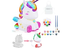WTOPAVTN Paint Your Own Lamp - DIY Painting Kit, Painting Kit Arts & Crafts for Kids Ages 8-12, Art Supplies Birthday Easter Party Holiday Gift (Unicorn)
