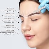Lanjue Dermaplaning Blades for Face 12pcs WheatStraw Eyebrow Razor view 2
