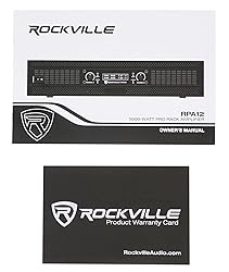 Rockville RPA12 5000W Peak/1400W RMS 2 Channel