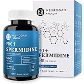 Neurogan Spermidine PRO Supplement Capsules - 50mg Per Serving, 60-Day Supply - Enhanced Absorption for Cellular Function, Healthy Aging - Wheat Germ Extract, Spermidine Supplements for Men & Women