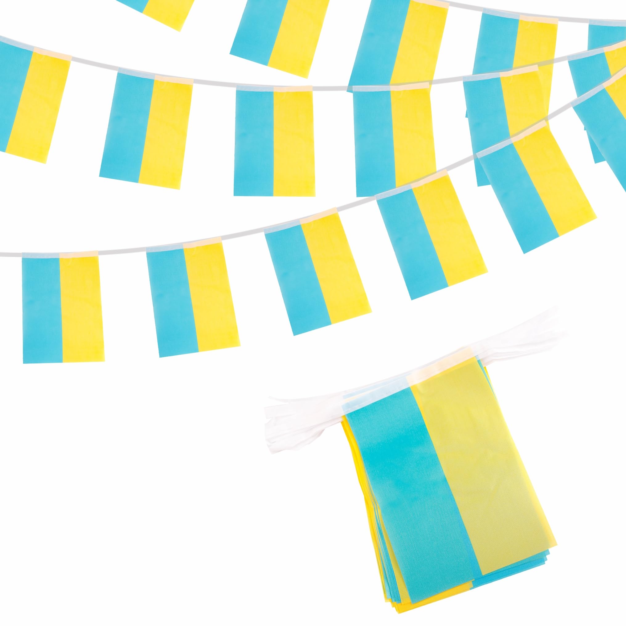 Ukraine Flags Bunting Ukraine Bunting Oly 2024 Decorations 10m 30 Flags, Ukrainian Flags Bunting Banner for Oly Games 2024 Sports Football Events Independence Day Party Decorations