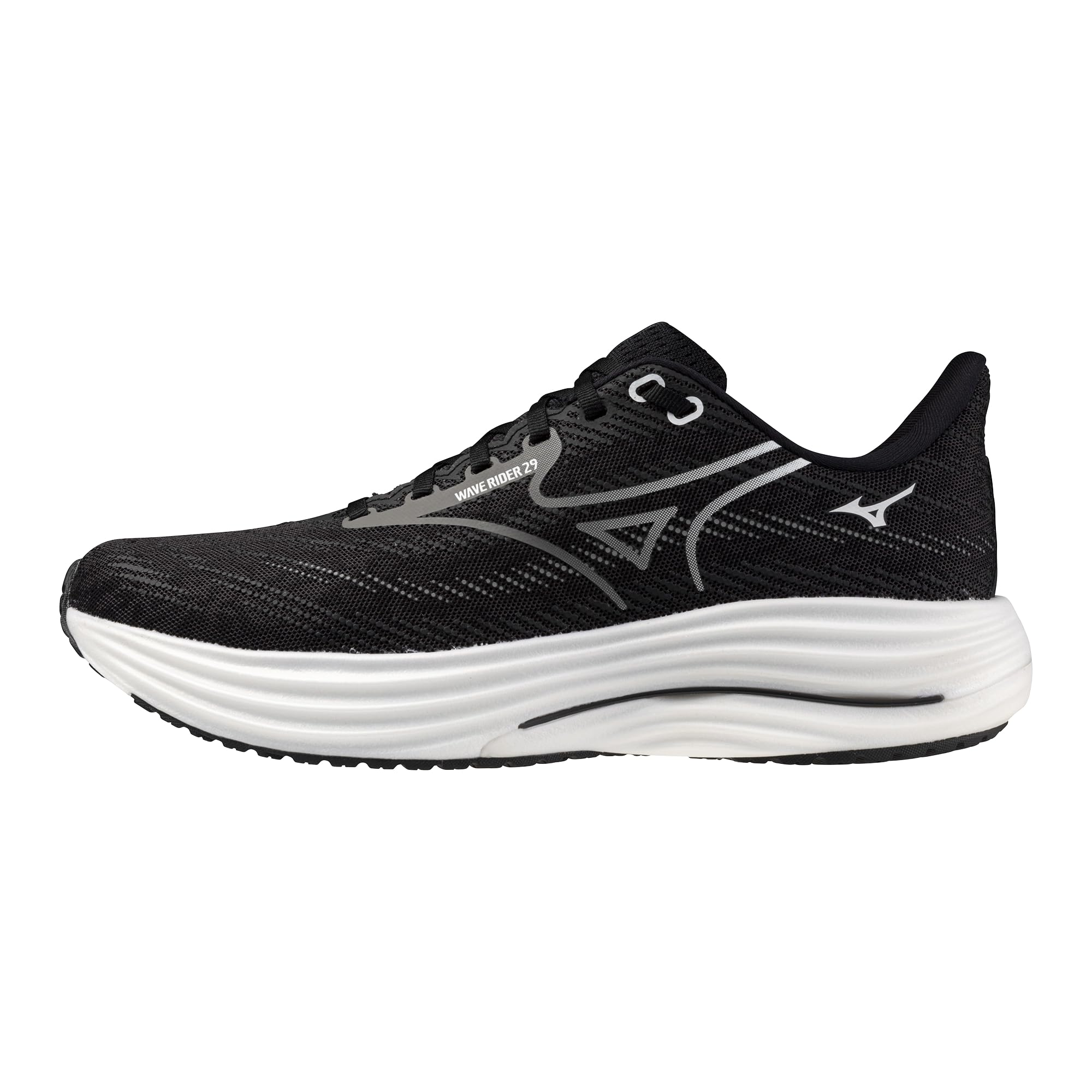 Photo 1 of Mizuno Wave Rider 29 Mens Running Shoe, Black Sand-Quiet Shade, 11