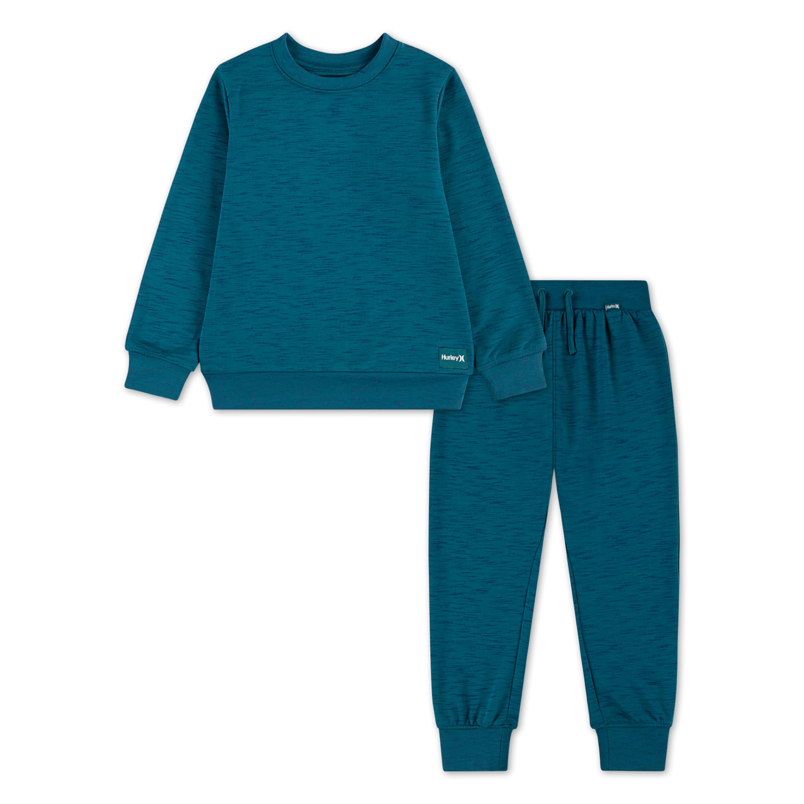 Photo 1 of (MISSING TOP) Soft Basic Cloud Slub Crewneck Sweatshirt and Joggers 2-Piece Outfit Set