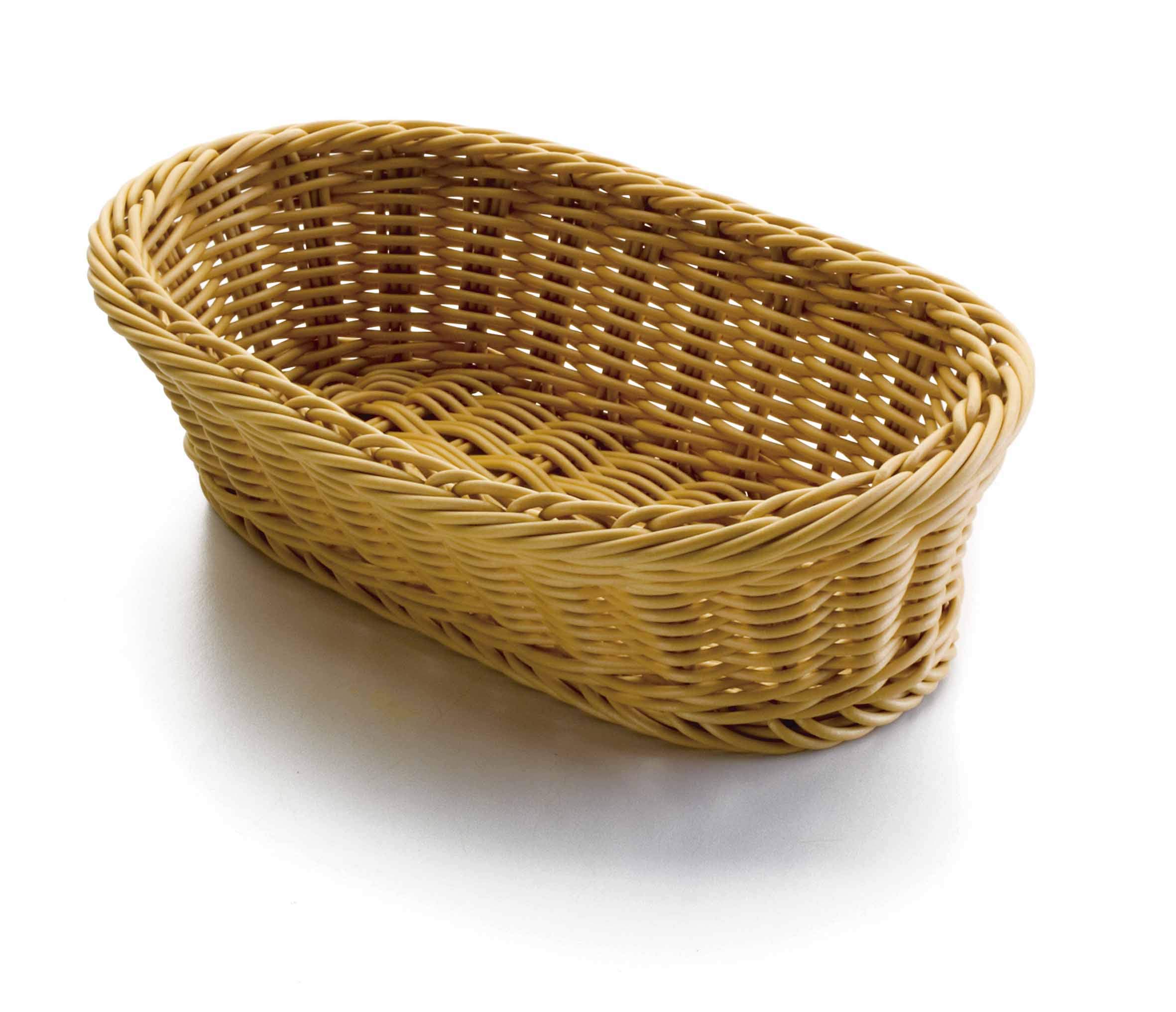 Lacor 63481 Oval Bread Basket, 17 x 24 x 8 cm, Beige