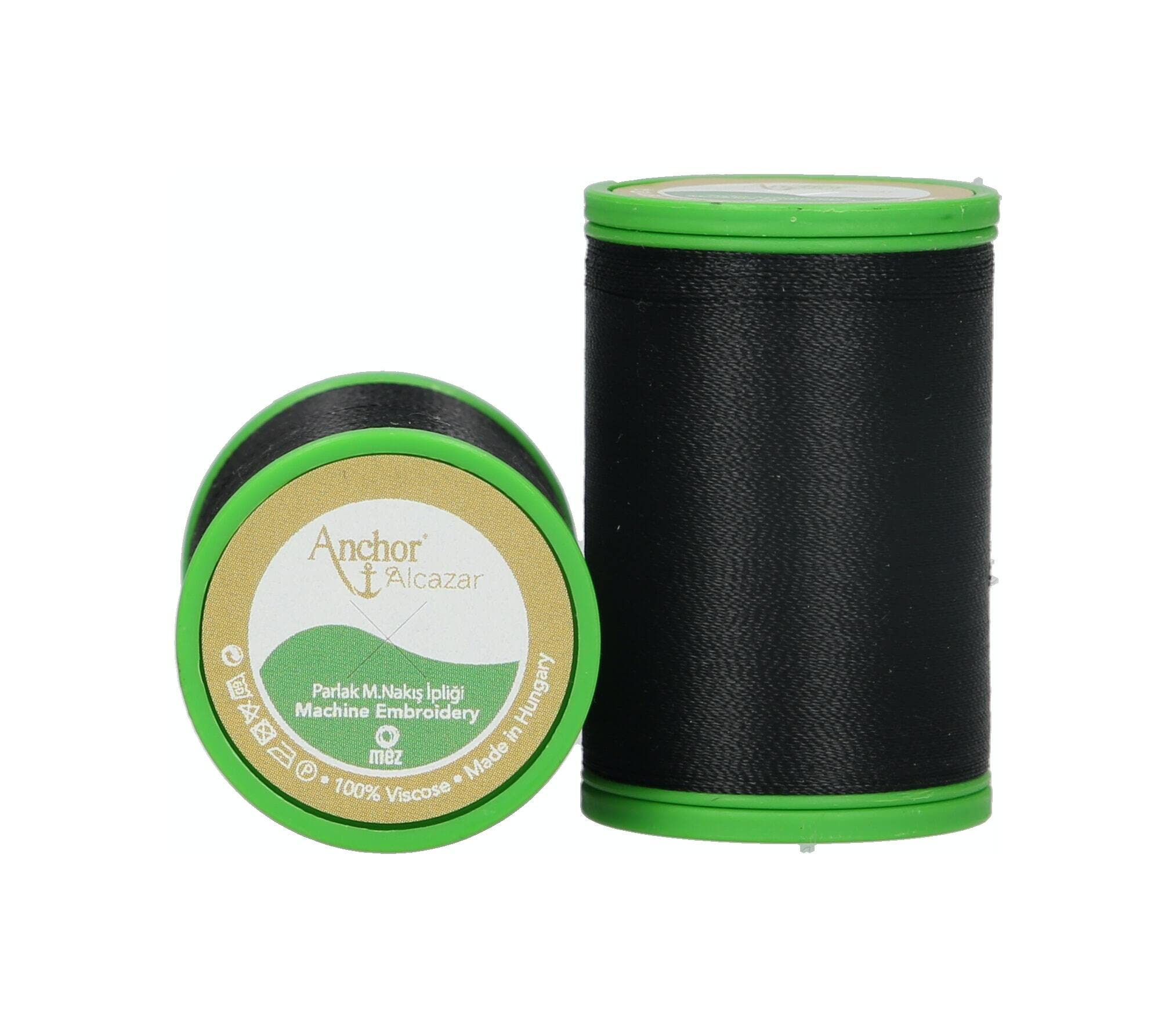 Anchor 4550040-00900 Machine Sewing Thread, 100% Viscose, 900, 10g, 18g