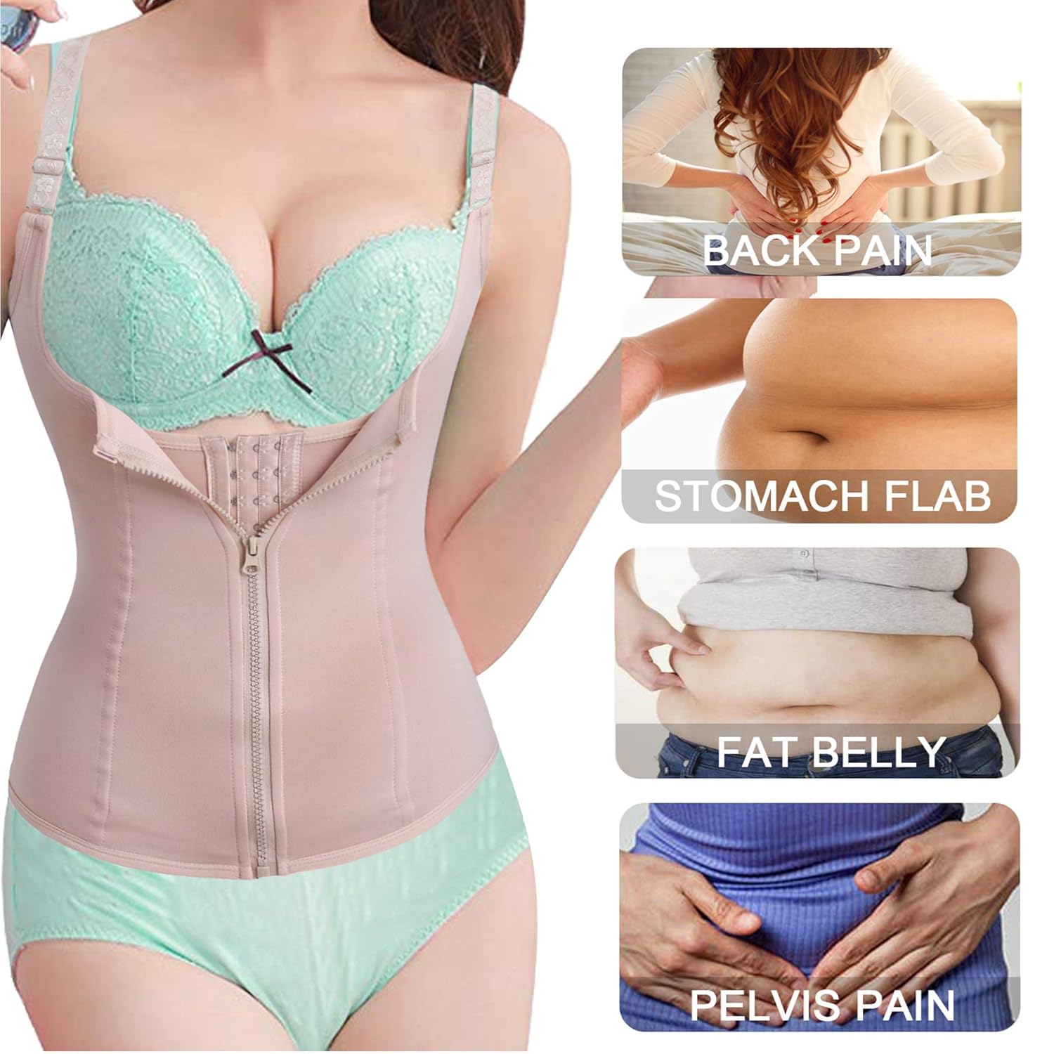 Maternity Support Belt Postpartum Waist Trainer Abdominal Back Support Belly Band Shapewear Girdles Hourglass Body Recovery Waist Cincher: Industrial & Scientific