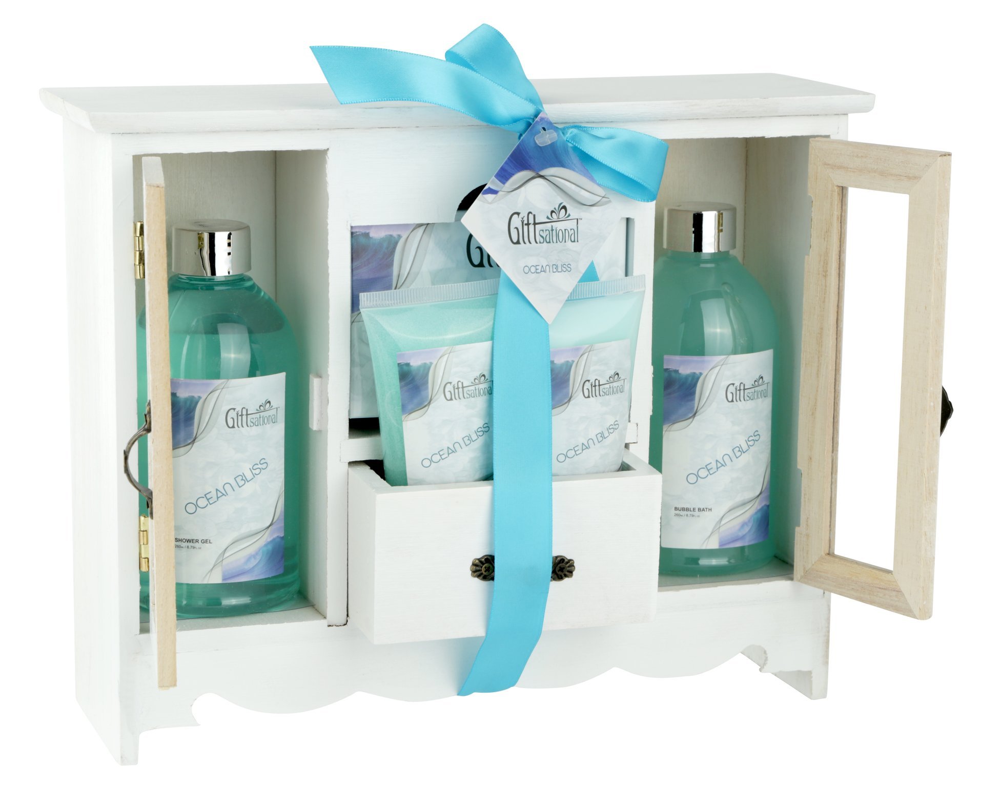 Spa Gift Basket With Refreshing Ocean Bliss fragrance Gift Set