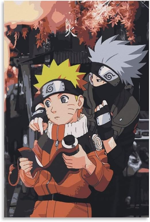 STTYE Naruto - Póster moderno para decoración de dormitorio familiar