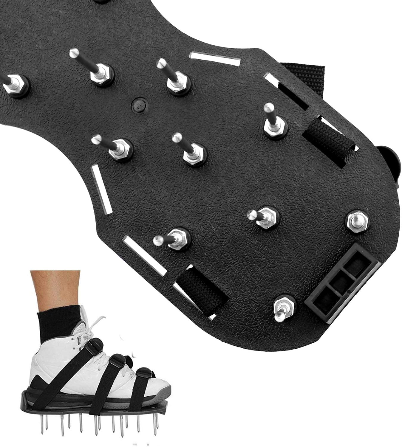 Aireadores de césped manuales YINETTECH par de Sandalias aireadoras