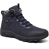 SHULOOK Men's Waterproof Hiking Boots Outdoor Lightweight Breathable Trekking Camping Mountaineering Shoes