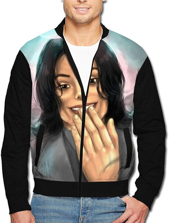 Amazon Co Jp ジャケット Michael Jackson マイケルジャクソン ブルゾン トラックジャケット アウトウェア 防寒保温 長袖 かっこいい 立ち襟 メンズ コート ポケット付き 開襟 服 ファッション小物