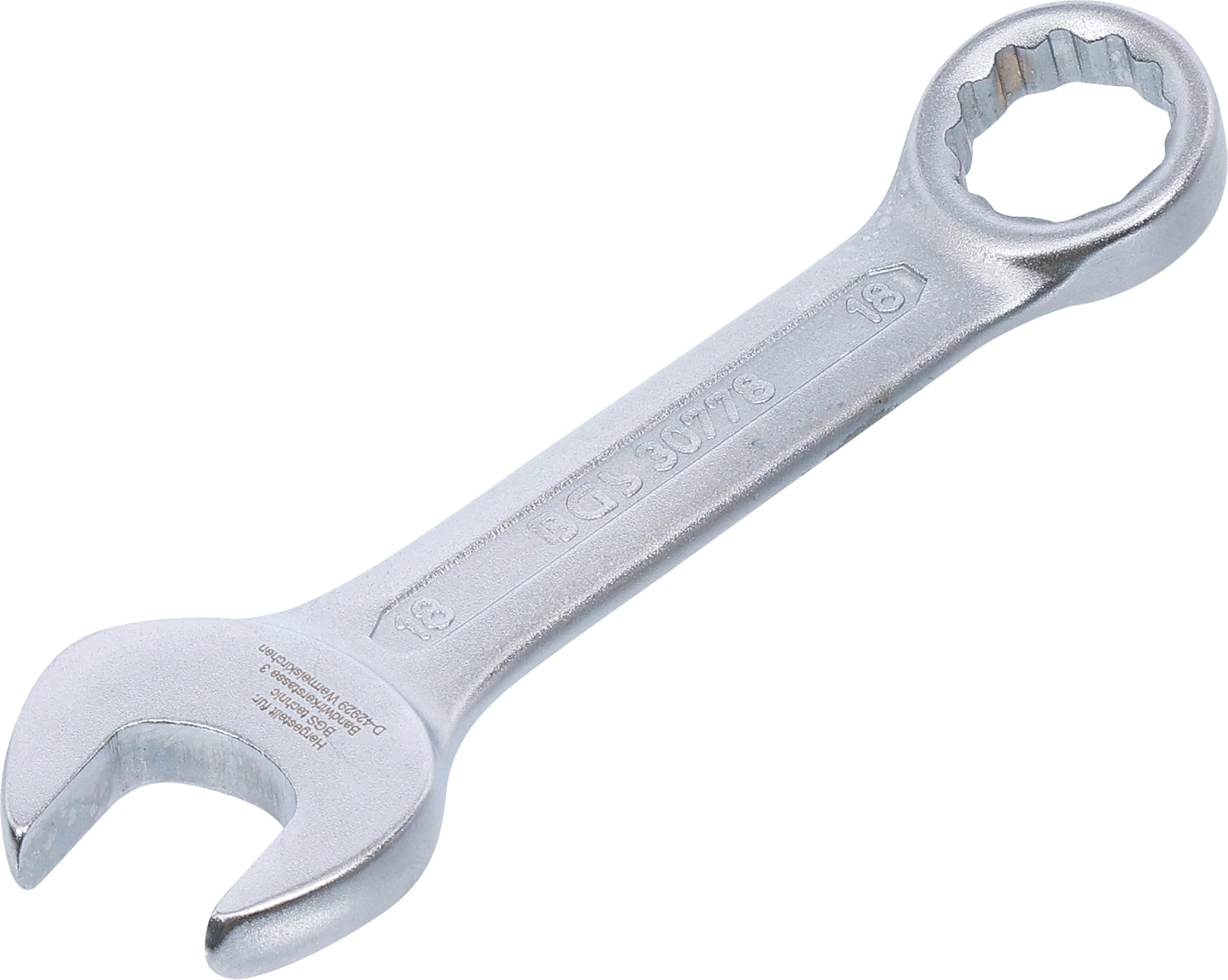 BGS 30778 | Combination Spanner | extra short | 18 mm