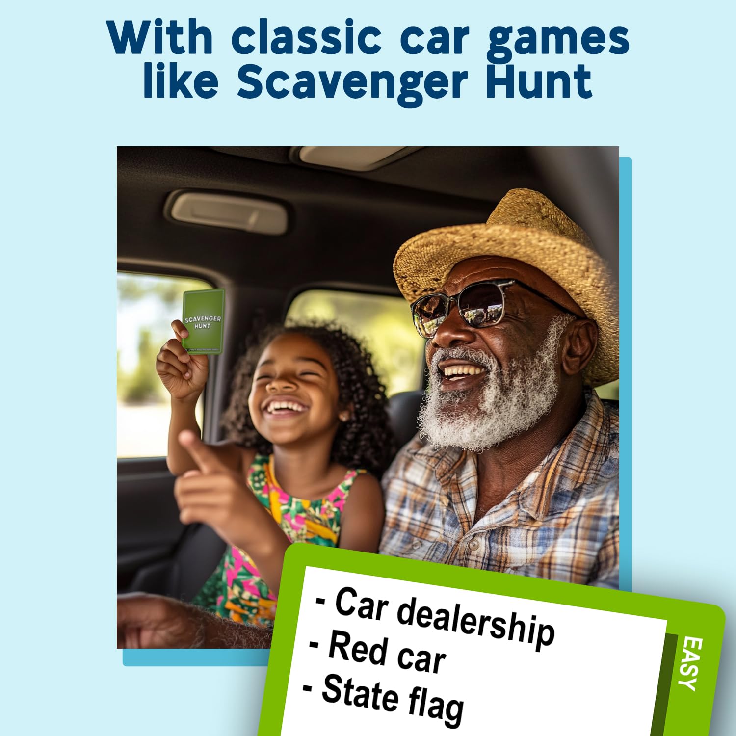 The Ultimate Road Trip Game Bundle, a 4-in-1 Car Game for Kids and Adults, Filled with Must-Have Travel Activities and Road Trip Activities