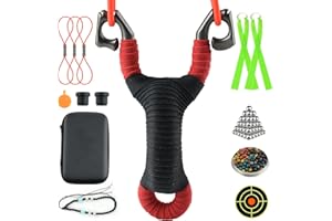 JTXCDFHMJ Slingshots for Adults Hunting Stainless Steel Sling Shot for Shooting Slingshot for Kids Professional Tactical