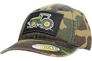 John Deere Tractor Patch Toddler Baseball Hat Cap-Camo-One Size