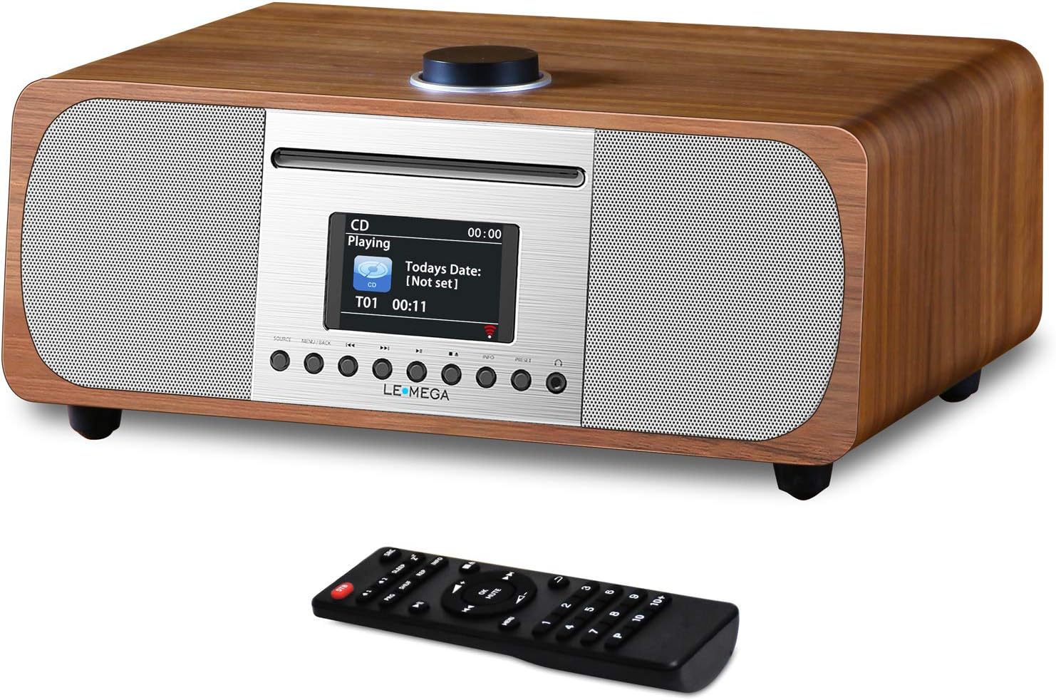 LEMEGA M5 + HautParleur stéréo ToutenUn de 35 W avec Radio numérique Dab + et FM