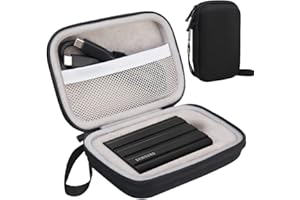 Lacdo Hard Carrying Case for Samsung T7 Shield / T7 Touch Portable Solid State Drives 500GB 1TB 2TB 4TB USB 3.2 External SSD 