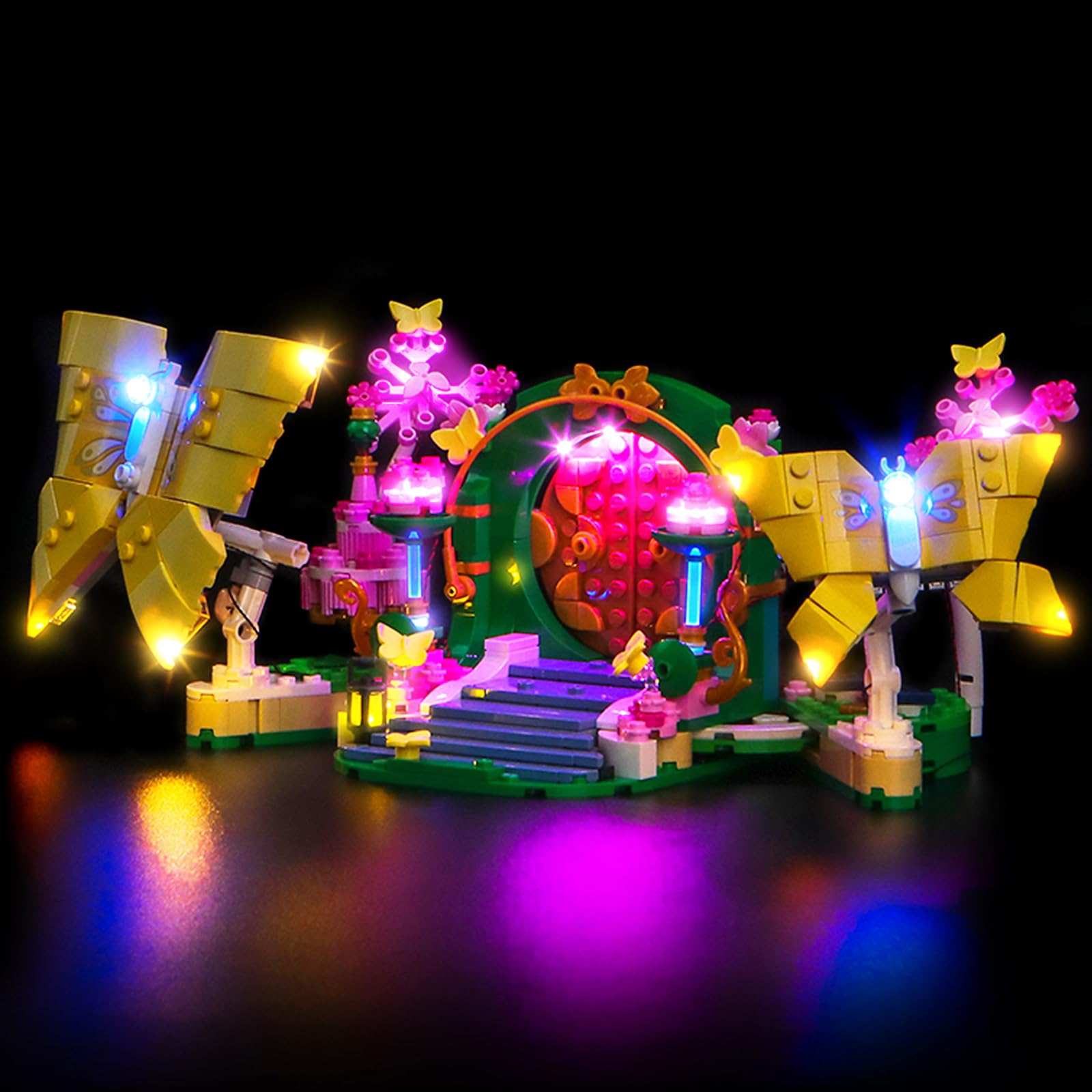 LocoLee Led Light Set Compatible with Lego 75688 Glinda's Wedding Day Decoration Led Decoration Lighting Kit Compatible with Lego 75688 Building Blocks Model,Only Lights Set,No Model