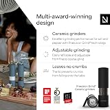 LARS NYSØM Salt and Pepper Grinder Set Stainless Steel Adjustable Ceramic view 2