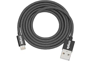 2 in 1 USB 2.0 A Male to Reversible Lightning/Micro B Male Cable - 3 Feet, Black