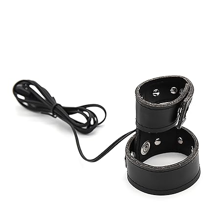 marielove ESTIM Penisring und Hodenring für BDSM Reizstrom, 120 cm Kabel, 3.5mm