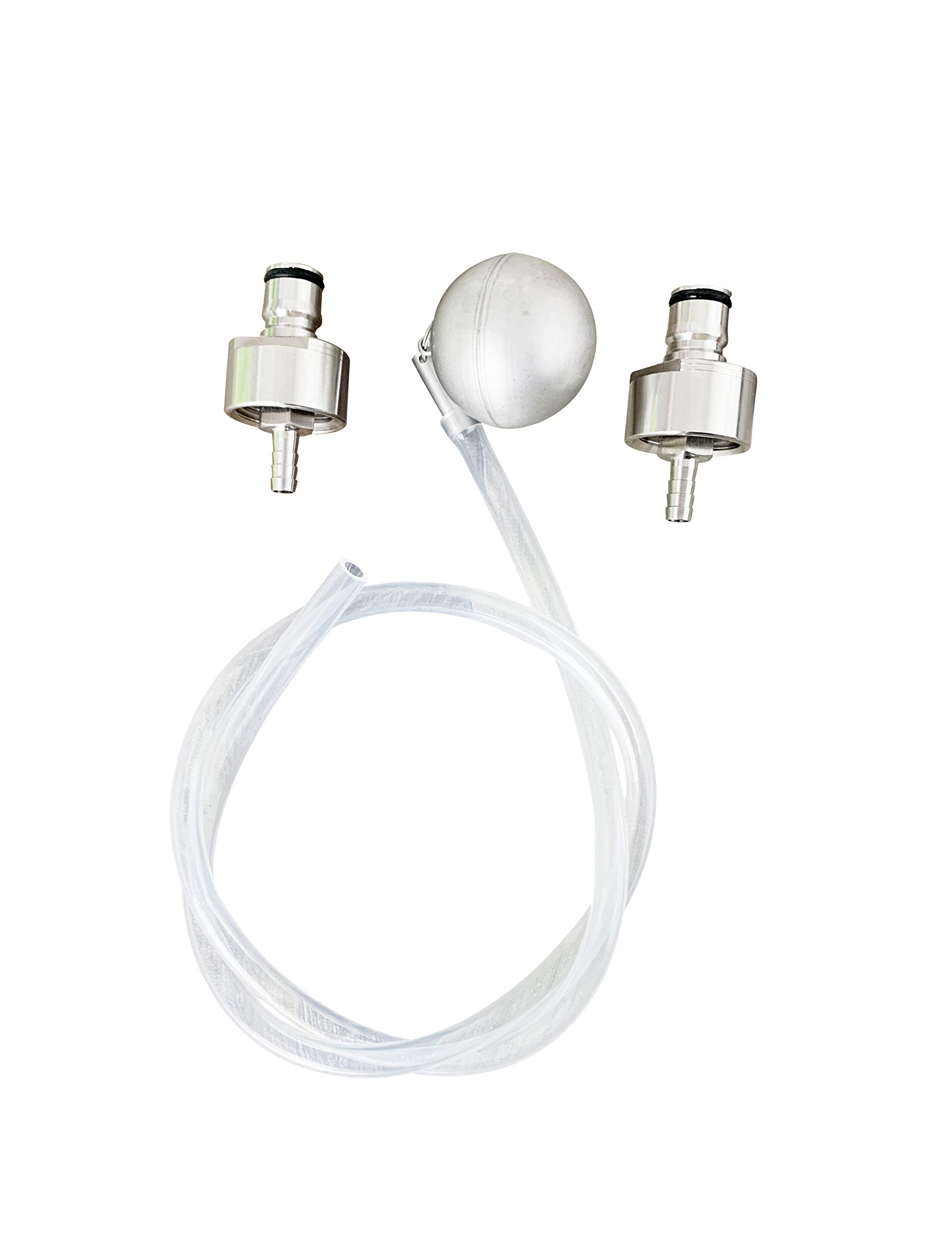 Stainless Steel FermZilla Pressure Kit for 27L Fermzilla Suits Conical And All Rounder Model with 2pcs Carbonation cap for homebrew beer keg