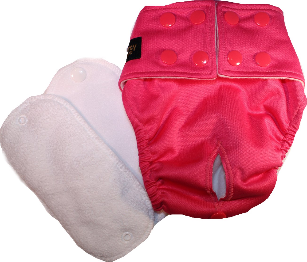 Glenndarcy Female Dog Nappy I Urine Incontinence I Cerise XL Pants and